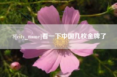 济源看一下中国几枚金牌了