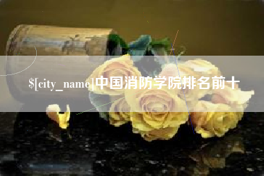 济源中国消防学院排名前十