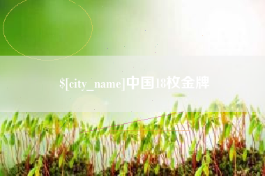 济源中国18枚金牌