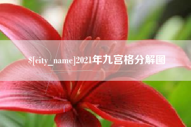 济源2021年九宫格分解图