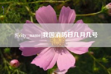 济源我国消防日几月几号