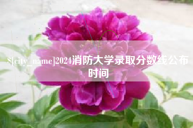 济源2024消防大学录取分数线公布时间