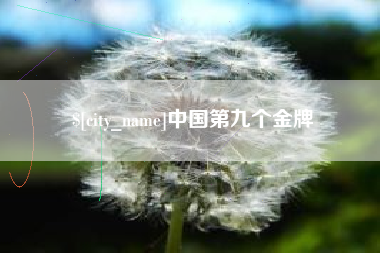 济源中国第九个金牌