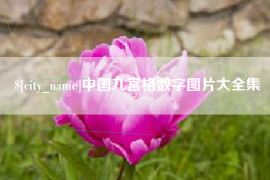 济源中国九宫格数字图片大全集