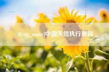 济源中国失信执行查询