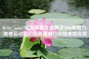 济源哈尔滨亚冬会男子5000米接力-需要运动员们在高速滑行中精准地完成