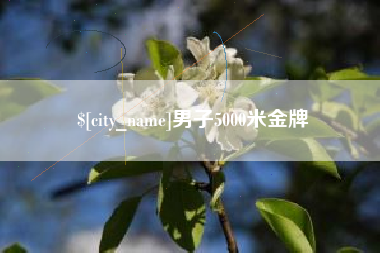 济源男子5000米金牌