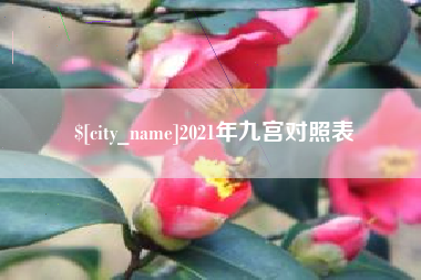 济源2021年九宫对照表