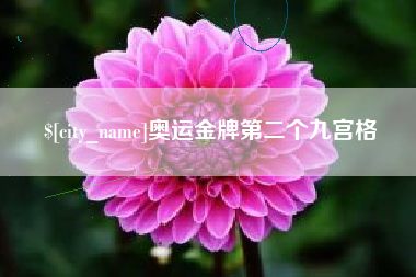 济源奥运金牌第二个九宫格
