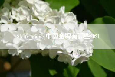 济源中国金牌有哪些2021